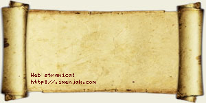 Danijela Žerić vizit kartica